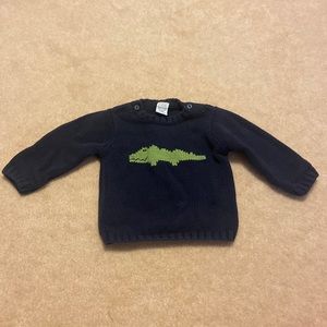Cozy alligator sweater